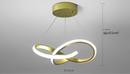Lustre Suspenso Moderno e Luxuoso Art & Decor