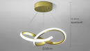 Lustre Suspenso Moderno e Luxuoso Art & Decor
