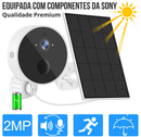 Câmera de Segurança Com Painel Solar e Bateria de Lítio Solarseg 1080P™ - Mixplace