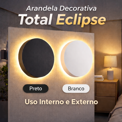 Arandela Decorativa Luxo Parede Externa/interna Total Eclipse