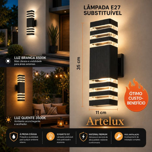 Arandela Gigante 350mm Design Ultramoderno Artelux