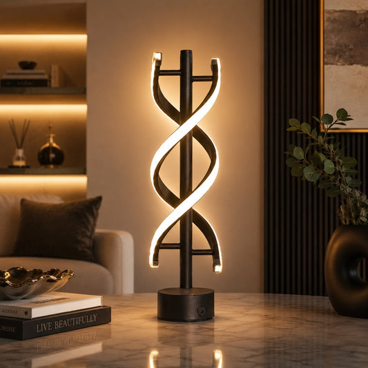 Luz Decorativa de Mesa Double Espiralle