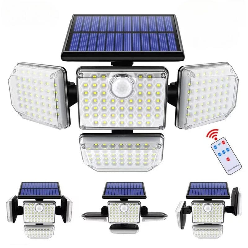 Sistema de Energia Solar 4 em 1: Painel + Quatro Refletores Ecolux Premium - Mixplace