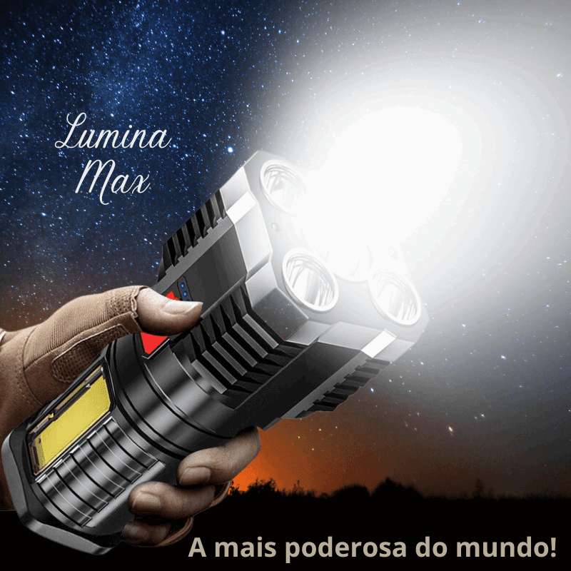 Lanterna Tática Zoom Ultra Potente Lumina Max - Mixplace