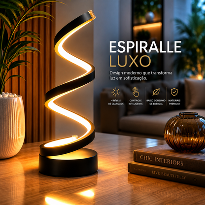 Luminária Decorativa Espiralle Luxo