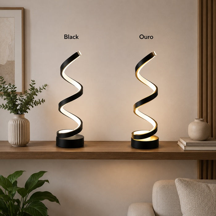 Luminária Decorativa Espiralle Luxo
