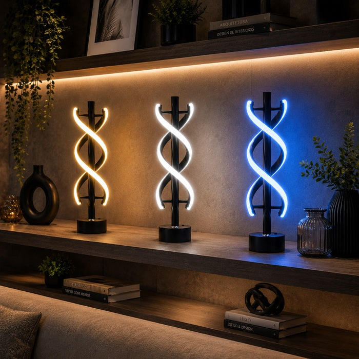 Luminária Decorativa LED Double Espiralle