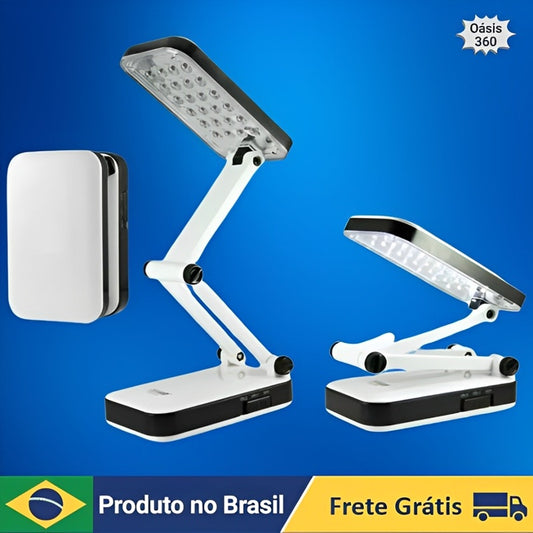 Luminária de Mesa Led Portátil Dobrável Oásis 360