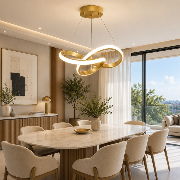 Lustre Suspenso Moderno e Luxuoso Arte Decor