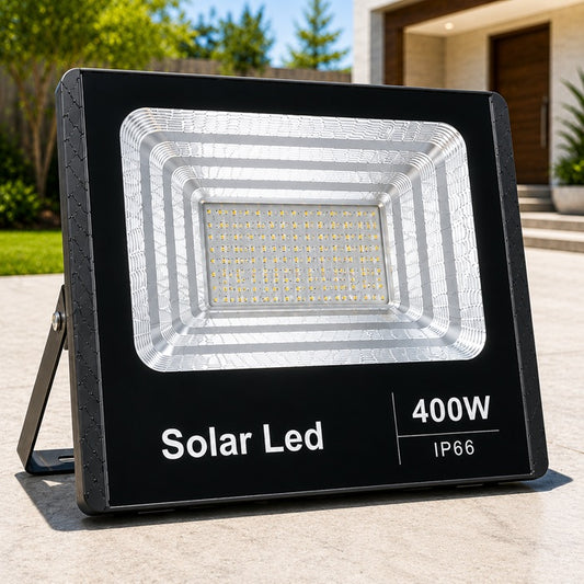 Refletor Com Painel Solar e Extensão de 5 Metros Solar Led