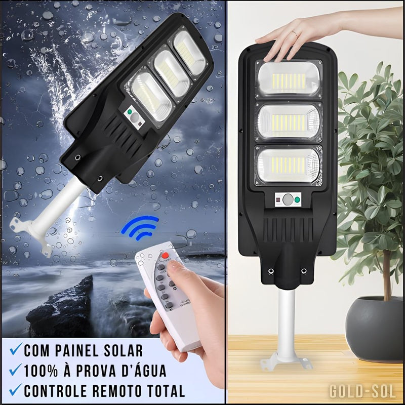 Refletor Com Painel Solar Gigante Gold-Sol