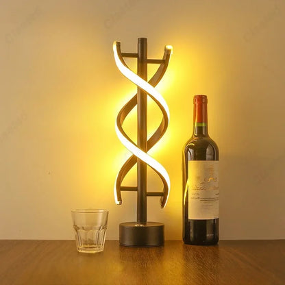 Luz Decorativa de Mesa Double Espiralle