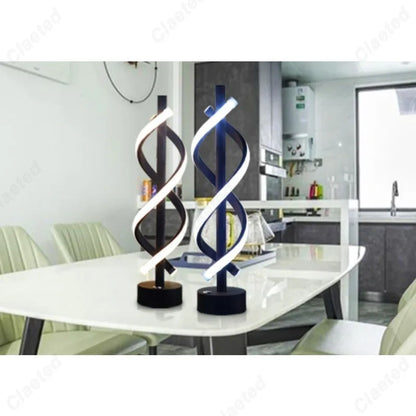 Luz Decorativa de Mesa Double Espiralle