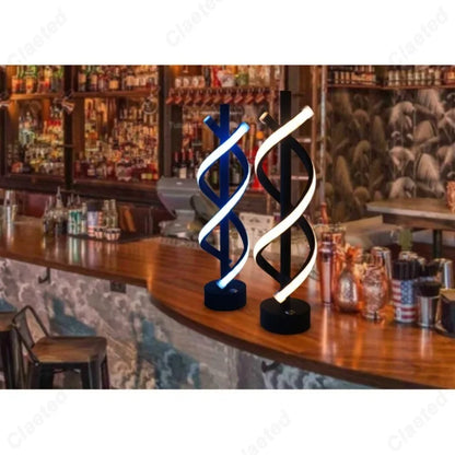 Luz Decorativa de Mesa Double Espiralle